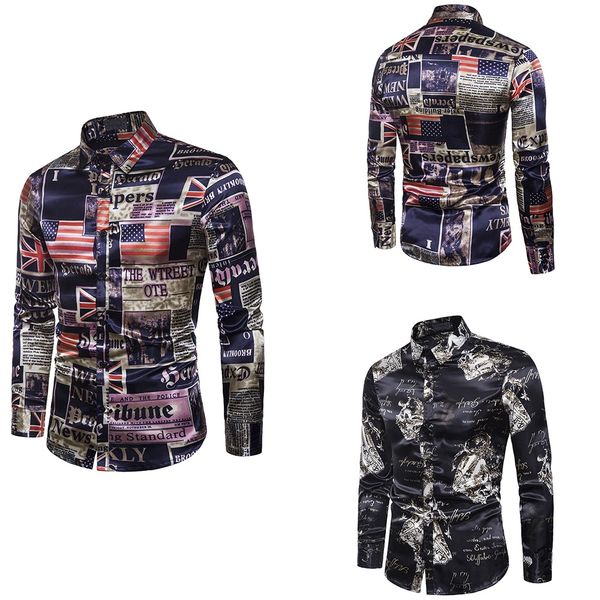 autumn winter fashion us-br flag print design lapel long-sleeved shirt men casual slim fit, White;black
autumn winter fashion us-br flag print design lapel long-sleeved shirt men casual slim fit, White;black