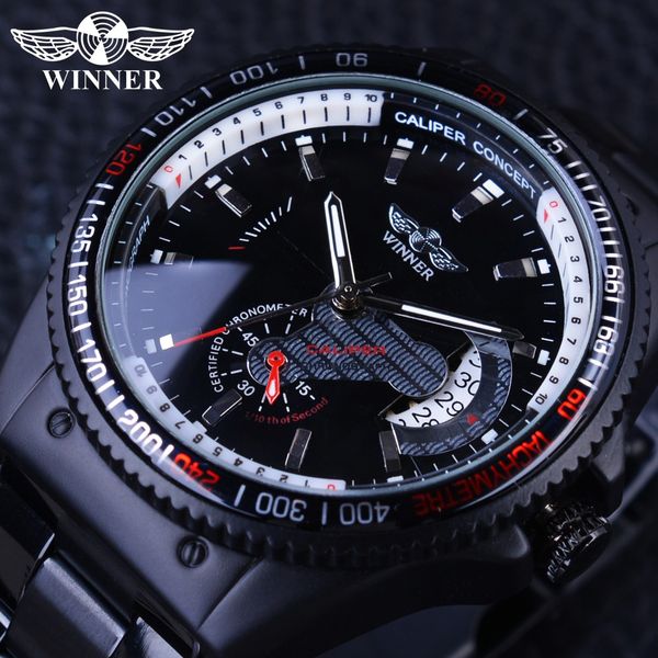 Winner 2019 racing de ign black tainle teel calendar di play men watche brand luxury mechanical automatic watch clock, Slivery;brown
Winner 2019 racing de ign black tainle teel calendar di play men watche brand luxury mechanical automatic watch clock, Slivery;brown