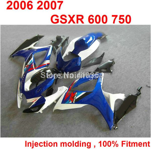 injection molding fairing kit for suzuki gsxr600 gsxr750 2006 2007 white blue gsxr 600 750 06 07 pr96
injection molding fairing kit for suzuki gsxr600 gsxr750 2006 2007 white blue gsxr 600 750 06 07 pr96