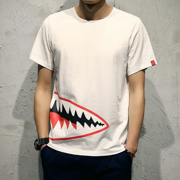 summer designer t shirts for men mouth pattern mens clothing short sleeve tshirt mens streetwear fashion tide, White;black
summer designer t shirts for men mouth pattern mens clothing short sleeve tshirt mens streetwear fashion tide, White;black