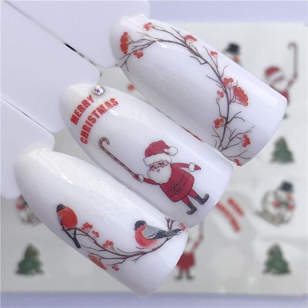 winter snowflake full wraps nail art water transfer stickers christmas style manicure decal diy, Black
winter snowflake full wraps nail art water transfer stickers christmas style manicure decal diy, Black