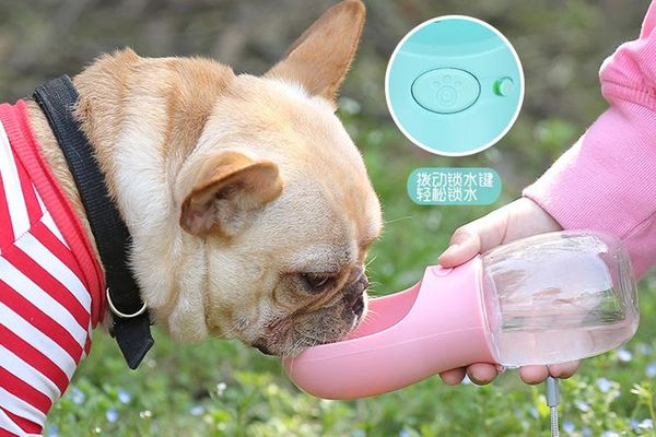 dog water bottle leak proof portable puppy water dispenser with drinking feeder for pets outdoor walking hiking travel 12oz pink pvc blue
dog water bottle leak proof portable puppy water dispenser with drinking feeder for pets outdoor walking hiking travel 12oz pink pvc blue