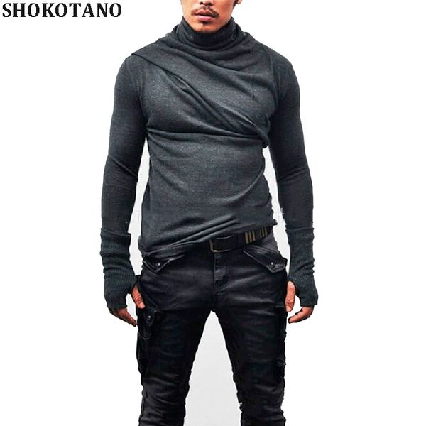 shokotano new design autumn slim fit t shirt for men heap collar long sleeve tshirt male hip hop thumb hole t-shirt streetwear t, White;black
shokotano new design autumn slim fit t shirt for men heap collar long sleeve tshirt male hip hop thumb hole t-shirt streetwear t, White;black