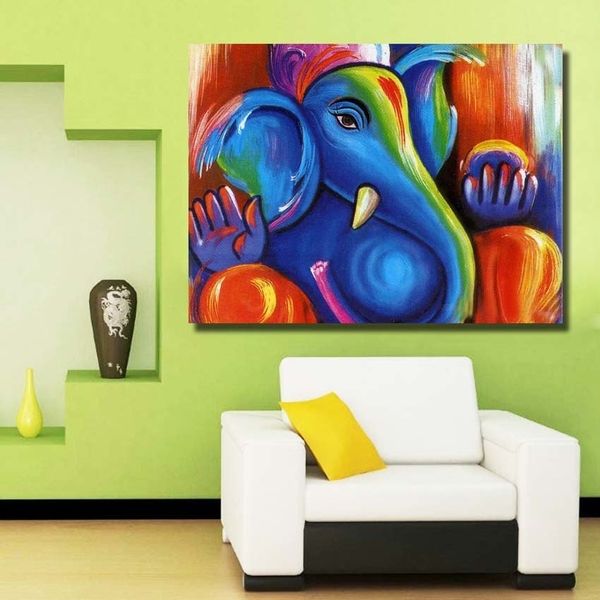 canvas art 100% handmade oil painting on canvas wall abstract animal cute baby elephant picture living room home decoration
canvas art 100% handmade oil painting on canvas wall abstract animal cute baby elephant picture living room home decoration