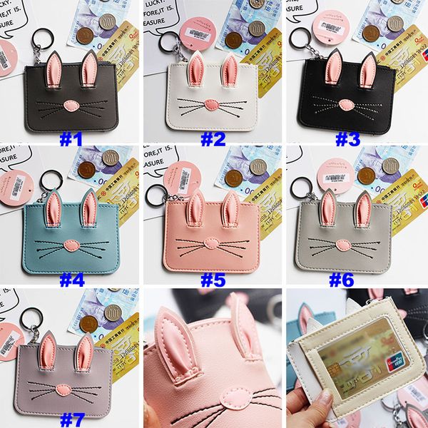 party favor rabbit ear cartoon card holder with hanging keychain bunny credit card coin purse holders gift hh7-822
party favor rabbit ear cartoon card holder with hanging keychain bunny credit card coin purse holders gift hh7-822