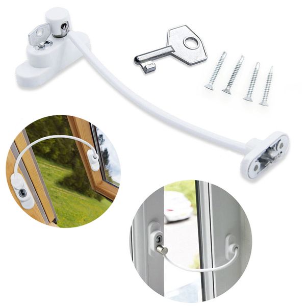 newly 1 pcs window door restrictor security locking cable wire child baby safety lock
newly 1 pcs window door restrictor security locking cable wire child baby safety lock