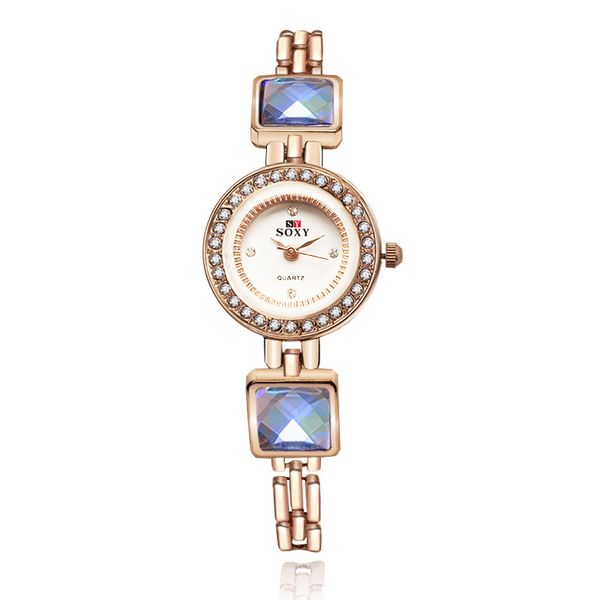 women's zircon bracelet watch / european and american fashion wild women's watch, Slivery;brown
women's zircon bracelet watch / european and american fashion wild women's watch, Slivery;brown