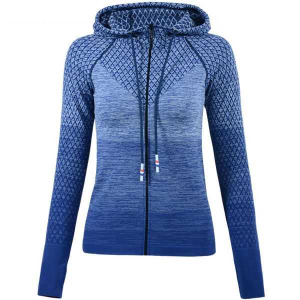 gradient color gym sport coat women slim fit zipper running jacket hooded fitness workout jersey with thumb holes, Black;red
gradient color gym sport coat women slim fit zipper running jacket hooded fitness workout jersey with thumb holes, Black;red