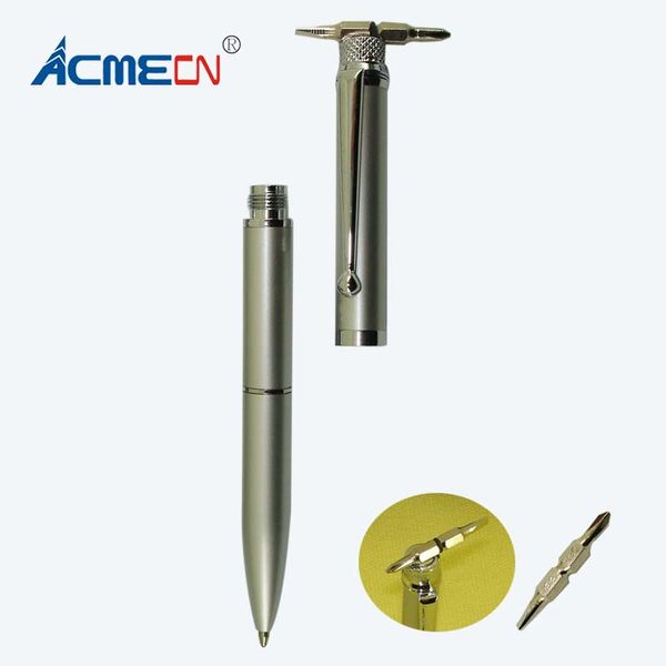 acmecn 2017 new pen 2 in 1 metal multifunction ball pen with screw driver office and school stationery with magnetic tool, Black;red
acmecn 2017 new pen 2 in 1 metal multifunction ball pen with screw driver office and school stationery with magnetic tool, Black;red