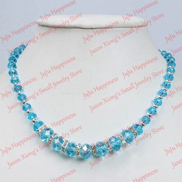 whole salefashion blue ab loose crystal glass faceted beads necklace with magnetic clasp one piece 45cm, Silver
whole salefashion blue ab loose crystal glass faceted beads necklace with magnetic clasp one piece 45cm, Silver