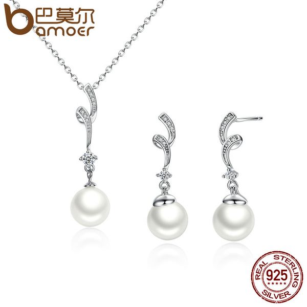 whole salebamoer popular elegant 925 sterling silver white pearl jewelry set for women pendant necklace & earrings scn048+sce035
whole salebamoer popular elegant 925 sterling silver white pearl jewelry set for women pendant necklace & earrings scn048+sce035