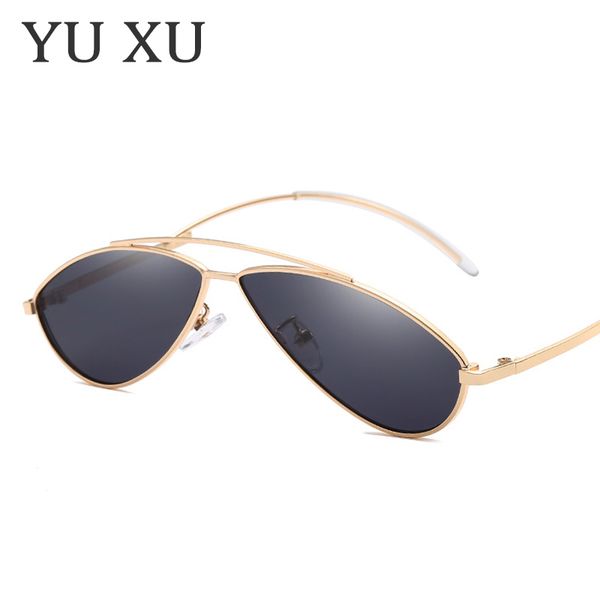 yu xu new fashion cat eye sun glasses brand designer sunglasses for women men curved frame metal sunglasses h112
yu xu new fashion cat eye sun glasses brand designer sunglasses for women men curved frame metal sunglasses h112