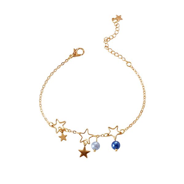 japanese literary small fresh minimalist style sweet and lovely hollow pearl bracelet star ocean series jewelry, Golden;silver
japanese literary small fresh minimalist style sweet and lovely hollow pearl bracelet star ocean series jewelry, Golden;silver