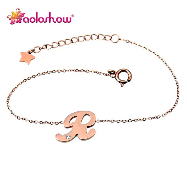 dainty alphabet 26 initial bracelet women stainless steel rose gold letter inlaid crystal friendship gifts link chain jewelry girls br1445, Black
dainty alphabet 26 initial bracelet women stainless steel rose gold letter inlaid crystal friendship gifts link chain jewelry girls br1445, Black