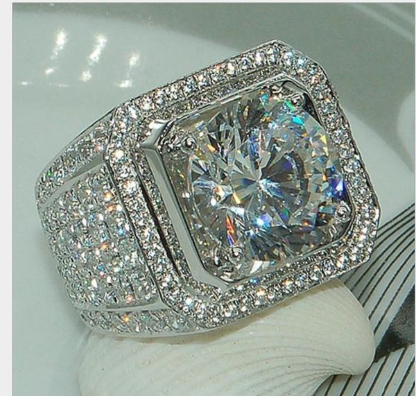 european and american fashion rings, new style men's diamond rings full of diamond rings, Silver
european and american fashion rings, new style men's diamond rings full of diamond rings, Silver