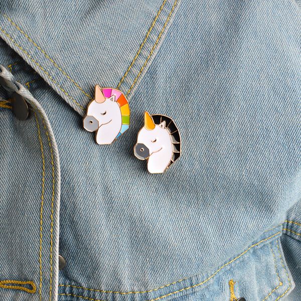 brooch pins set black rainbow unicorn lapel brooches pin badge collectible kawaii gift, Gray
brooch pins set black rainbow unicorn lapel brooches pin badge collectible kawaii gift, Gray