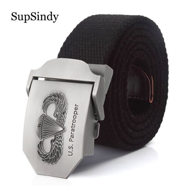 supsindy new men&women canvas belt luxury us paratrooper metal buckle jeans belt army tactical belts for men strap male, Black;brown
supsindy new men&women canvas belt luxury us paratrooper metal buckle jeans belt army tactical belts for men strap male, Black;brown