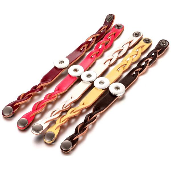 10pcs 2019 new braided leather snap button bracelet bangles fit 18mm snaps jewelry handmade wristband bracelet, Golden;silver
10pcs 2019 new braided leather snap button bracelet bangles fit 18mm snaps jewelry handmade wristband bracelet, Golden;silver