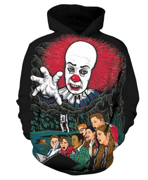 новые моды для женщин/мужчин ужасы комиксы злые клоуны harajuku стиль смешно 3d печати случайные толстовки унисекс плюс размер kk224, Black
новые моды для женщин/мужчин ужасы комиксы злые клоуны harajuku стиль смешно 3d печати случайные толстовки унисекс плюс размер kk224, Black