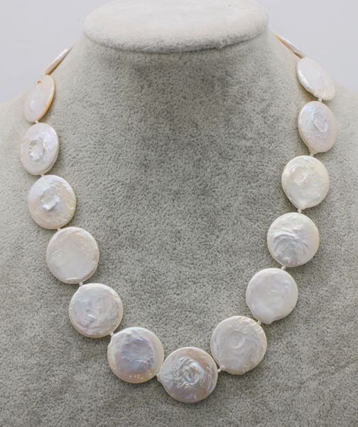 frershwater pearl white coin 20*4mm necklace 17inch wholesale beads nature fppj woman 2018, Silver
frershwater pearl white coin 20*4mm necklace 17inch wholesale beads nature fppj woman 2018, Silver