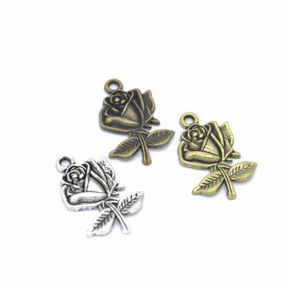 300 pcs beauty rose charms pendant 26*17mm plated color, good for your diy craft jewelry making, Bronze;silver
300 pcs beauty rose charms pendant 26*17mm plated color, good for your diy craft jewelry making, Bronze;silver