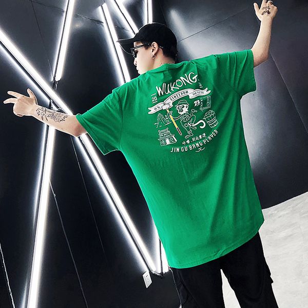 2018 funny printed hip hop t-shirt short sleeves oversized casual tshirt streetwear clothing street hi-fashion swag summer coat, White;black
2018 funny printed hip hop t-shirt short sleeves oversized casual tshirt streetwear clothing street hi-fashion swag summer coat, White;black
