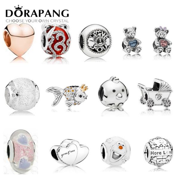 dorapang 100% 925 sterling silver charms bead bear fish tigon fit bracelets glass beads diy bracelet the factory wholesale, Black
dorapang 100% 925 sterling silver charms bead bear fish tigon fit bracelets glass beads diy bracelet the factory wholesale, Black