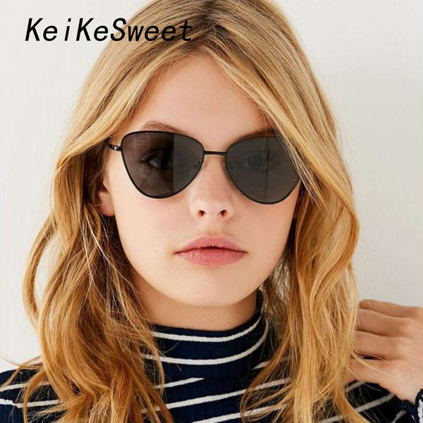 keikesweet women luxury designer fashion rays vintage cat eye sunglasses new brand cute lady mirror sun glasses, White;black
keikesweet women luxury designer fashion rays vintage cat eye sunglasses new brand cute lady mirror sun glasses, White;black