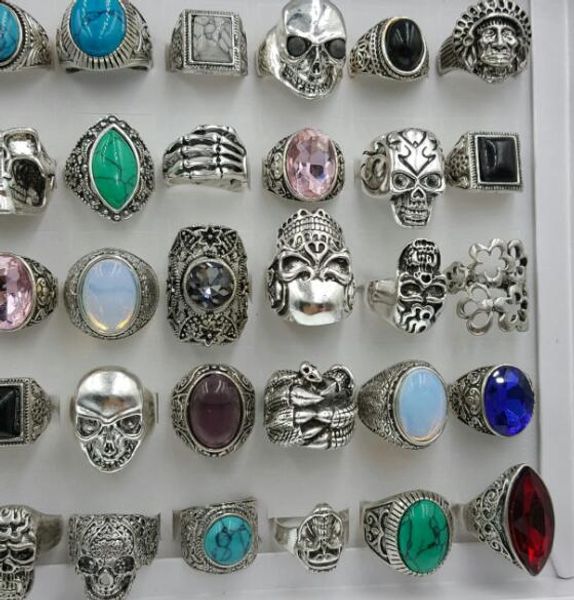 fashion women exaggeration large gemstone resin antique silver cartoon skull ring turquoise jewel ring mixed many styles
fashion women exaggeration large gemstone resin antique silver cartoon skull ring turquoise jewel ring mixed many styles