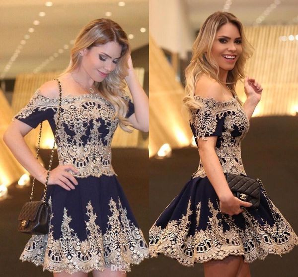 dark navy 2018 lace homecoming dresses applique short sleeves a line mini pleats cocktail party gown graduation dress custom, Blue;pink
dark navy 2018 lace homecoming dresses applique short sleeves a line mini pleats cocktail party gown graduation dress custom, Blue;pink