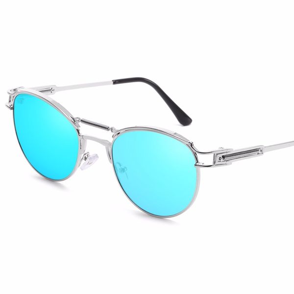 women men summer new fashion oval steampunk mirror sunglasses spring alloy sun glasses uv400 beach sun eyeglasses l7726cj, White;black
women men summer new fashion oval steampunk mirror sunglasses spring alloy sun glasses uv400 beach sun eyeglasses l7726cj, White;black