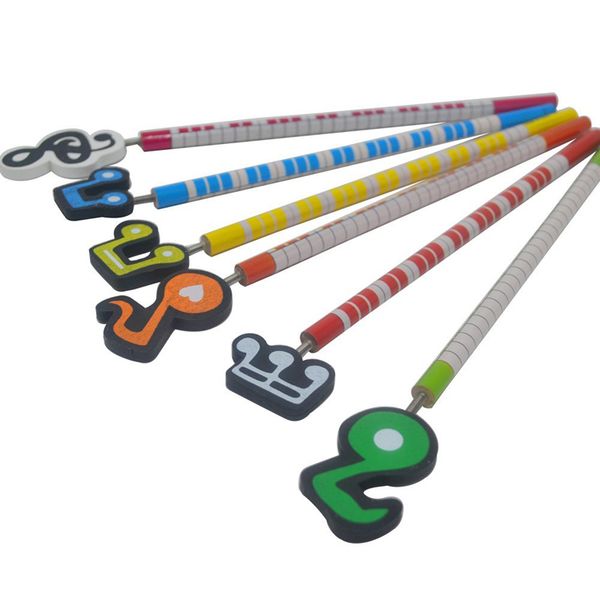 colorful music themed pencils with cute cartoon musical instruments patterns pack of 6pcs
colorful music themed pencils with cute cartoon musical instruments patterns pack of 6pcs