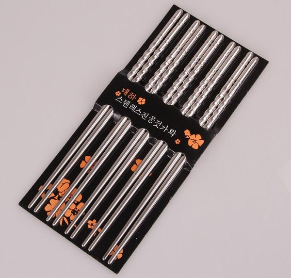 chopsticks 5 pair metal reusable korean chinese stainless steel chop sticks drop shipping 2018m15
chopsticks 5 pair metal reusable korean chinese stainless steel chop sticks drop shipping 2018m15