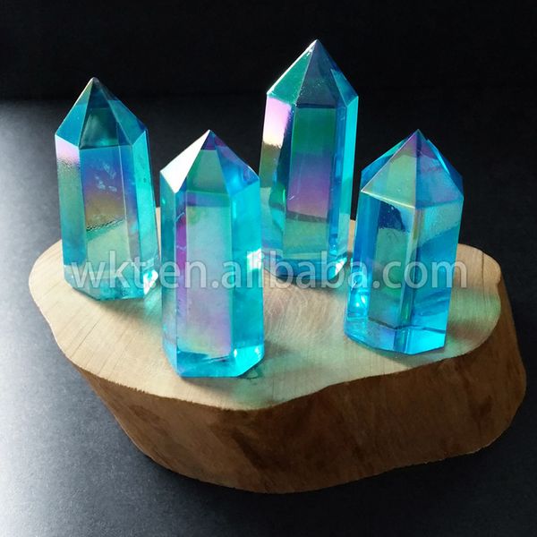 wt-g126 aqua aura quartz crystal wand, aqua aura wand point, crystal point, healing blue quartz, Black
wt-g126 aqua aura quartz crystal wand, aqua aura wand point, crystal point, healing blue quartz, Black