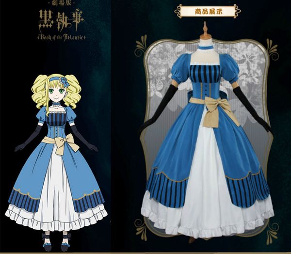black butler kuroshitsuji elizabeth midford(lizzy)party luxury dress cosplay, Black;red
black butler kuroshitsuji elizabeth midford(lizzy)party luxury dress cosplay, Black;red