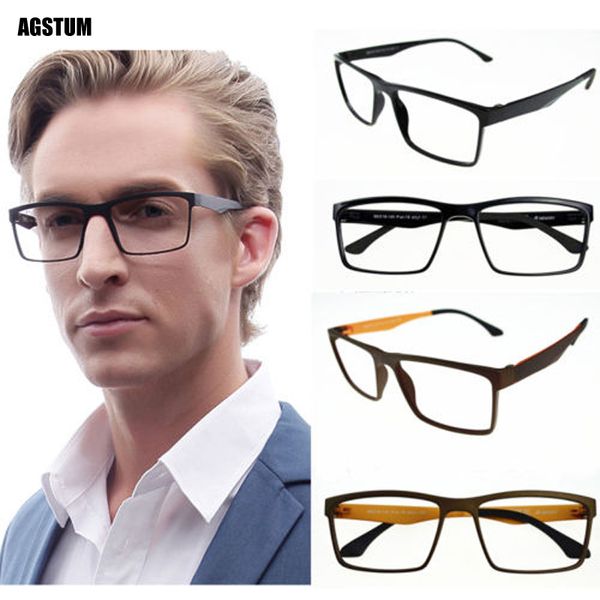 agstum myopia glasses optical flex eyeglasses frames large spectacles rx pac-18, Silver
agstum myopia glasses optical flex eyeglasses frames large spectacles rx pac-18, Silver