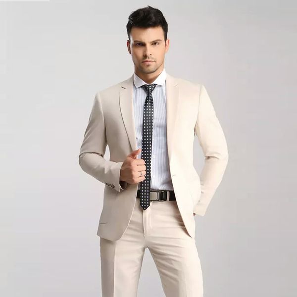 2018 men suits beige custom made wedding suits bridegroom groom business slim fit formal tuxedos 2piece blazer prom man evening party, Black;gray
2018 men suits beige custom made wedding suits bridegroom groom business slim fit formal tuxedos 2piece blazer prom man evening party, Black;gray