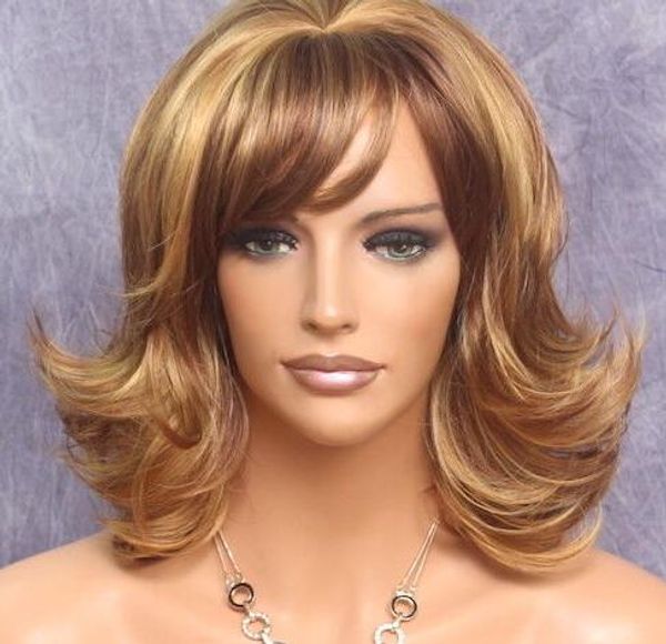 short layered hair piece bottom flip wig ginger blonde mix bangs waol 27c29 nwt, Black;brown
short layered hair piece bottom flip wig ginger blonde mix bangs waol 27c29 nwt, Black;brown
