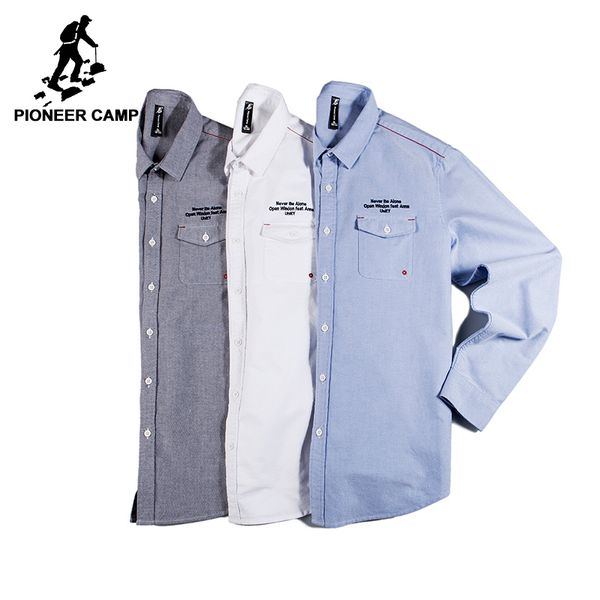 pioneer camp new arrival casual shirt men brand-clothing long sleeve autumn spring shirt male quality 100% cotton acc701322, White;black
pioneer camp new arrival casual shirt men brand-clothing long sleeve autumn spring shirt male quality 100% cotton acc701322, White;black