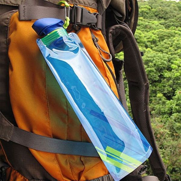 

2018 700ml sports travel portable collapsible folding drinking water bottle kettle for outdoor drinking utensils