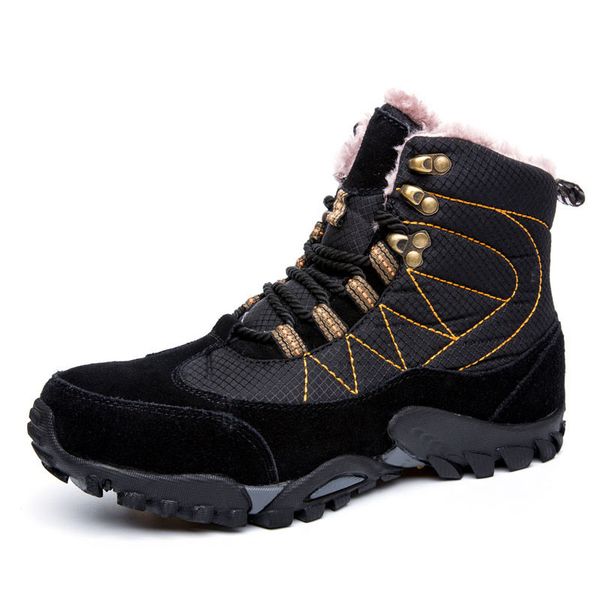 leather men boots winter fur warm snow fashion fur winter ankle boots men winter men's boots, Black
leather men boots winter fur warm snow fashion fur winter ankle boots men winter men's boots, Black