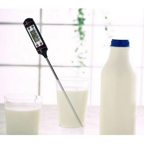 Kitchen digital meat thermometer cooking thermometer probe digital bbq cooking tool tainle teel water milk thermometer no battery
Kitchen digital meat thermometer cooking thermometer probe digital bbq cooking tool tainle teel water milk thermometer no battery