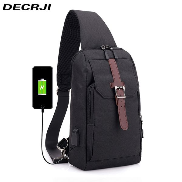 decrji casual usb charge chest pack polyester men shoulder messenger bag bolsa masculina travel tote crossbody bags
decrji casual usb charge chest pack polyester men shoulder messenger bag bolsa masculina travel tote crossbody bags