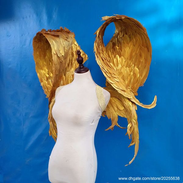 new arrival customize adults' large size gold angel wings beautiful soft fairy wings for model stage show shooting props
new arrival customize adults' large size gold angel wings beautiful soft fairy wings for model stage show shooting props