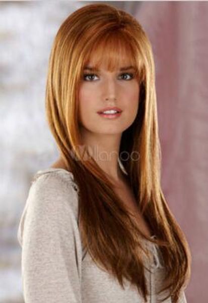 women's light brown wavy cosplay long wig hair, Black;brown
women's light brown wavy cosplay long wig hair, Black;brown