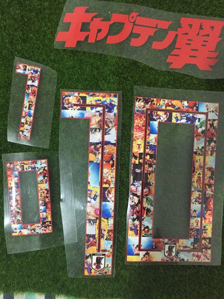 2018 2019 Dragon Ball Japan Cartoon #10 Tsubasa Nameset printing Soccer Patch Badge Flocking
2018 2019 Dragon Ball Japan Cartoon #10 Tsubasa Nameset printing Soccer Patch Badge Flocking