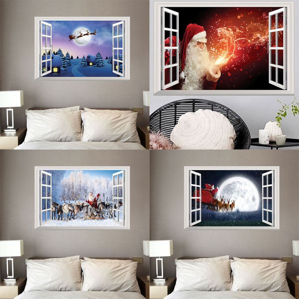 10 styles new christmas santa claus elk wall stickers for christmas day home decor removable window stickers ing
10 styles new christmas santa claus elk wall stickers for christmas day home decor removable window stickers ing