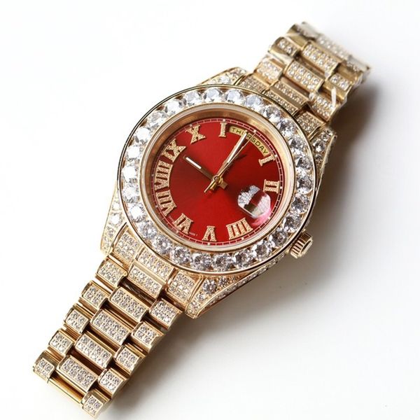 Full diamond gold luxury watche men 43mm big tone bezel 316l day weep automatic date watch et diamond brand wri twatch, Slivery;brown
Full diamond gold luxury watche men 43mm big tone bezel 316l day weep automatic date watch et diamond brand wri twatch, Slivery;brown