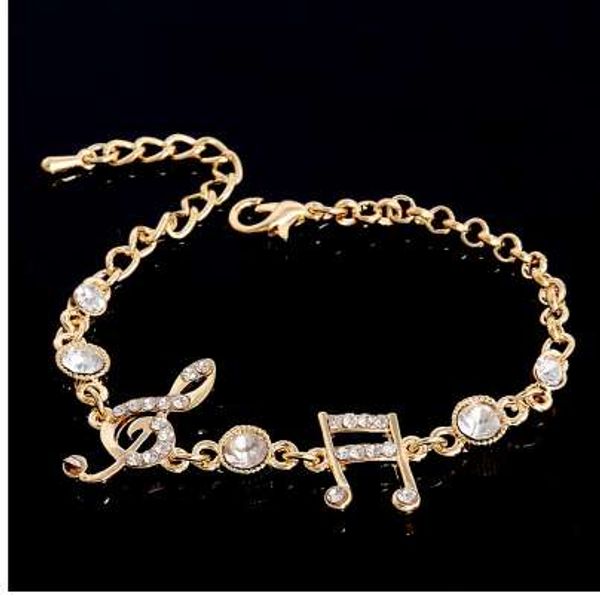 shuangr riend gift gold color music notes czech crystal ladies bangle bracelets for women fashion jewelry bracelets, Golden;silver
shuangr riend gift gold color music notes czech crystal ladies bangle bracelets for women fashion jewelry bracelets, Golden;silver