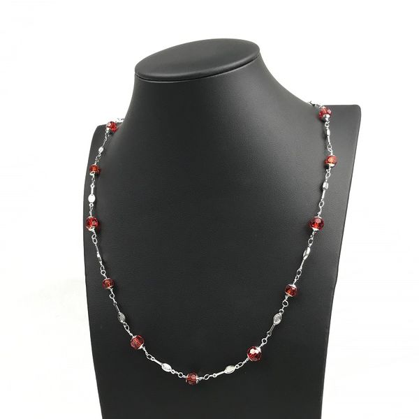 new foreign trade hand-long necklace red crystal beads silver ornaments tennis racket sweater chain europe and the united states festival je
new foreign trade hand-long necklace red crystal beads silver ornaments tennis racket sweater chain europe and the united states festival je